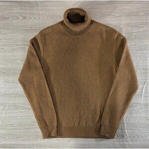 Altea milano luxury Wool turtleneck sweater size S color camel NWOT $650